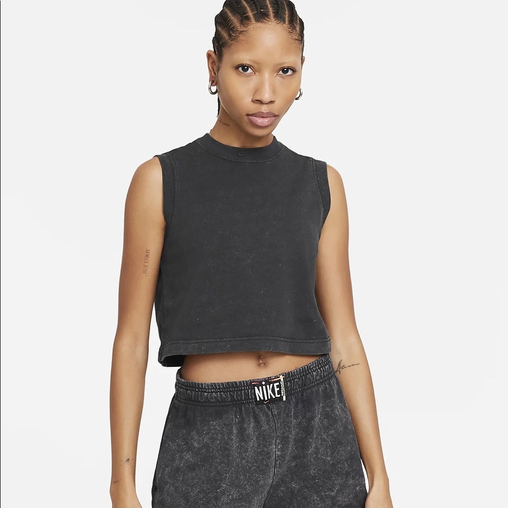 Nike Sportswear Washed Tank Black - Size XS